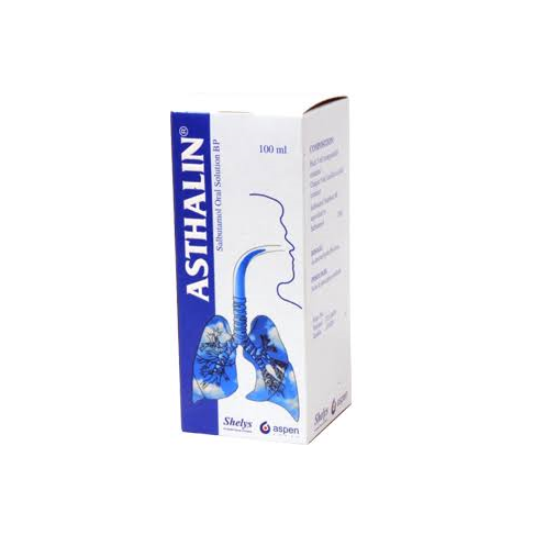 Asthmalin Salbutamol Oral Suspension AIB Allied Product & PHARMACY Stores LTD