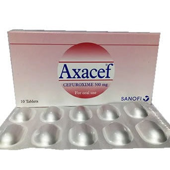 Axacef 500mg Cefuroxime 10 Tablet AIB Allied Product & PHARMACY Stores LTD