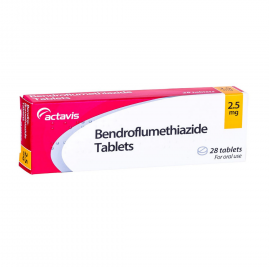 Bendroflumethiazide Tablet 2.5mg treat high blood pressure AIB Allied Product & PHARMACY Stores LTD