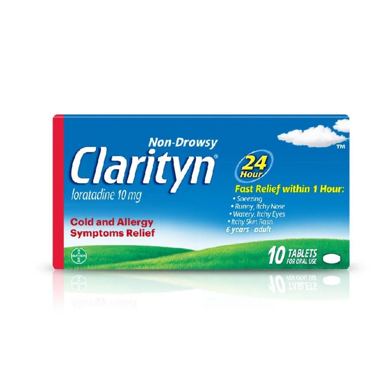 Clarityn Non-drowsy 24 hours Allergy Relief Tablets 10s