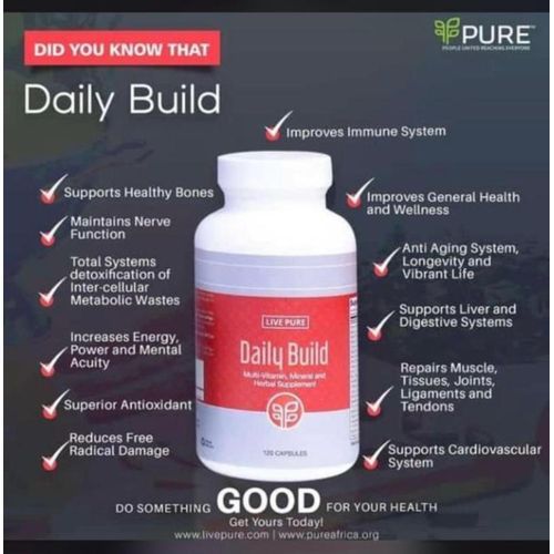 Daily Build Multivitamin supports you on the go AIB Allied Product & PHARMACY Stores LTD