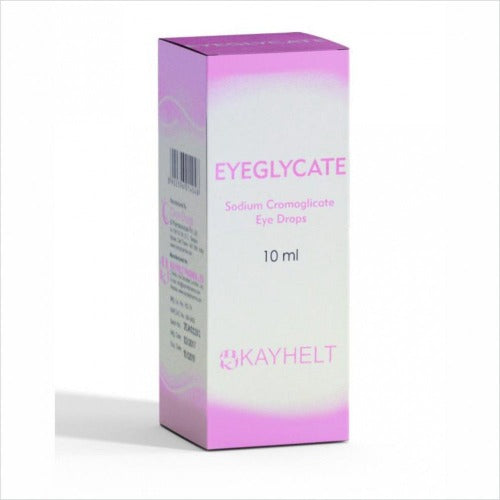 Eyeglycate Sodium Cromoglicate Eye drops treat red, watery, itchy eyes AIB Allied Product & PHARMACY Stores LTD