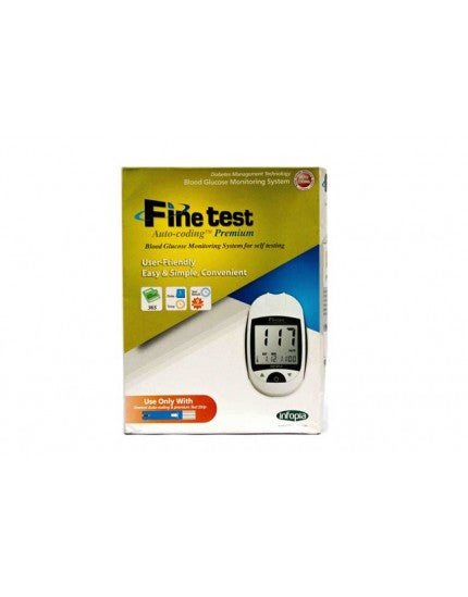 Fine Test Machine blood glucose meter AIB Allied Product & PHARMACY Stores LTD