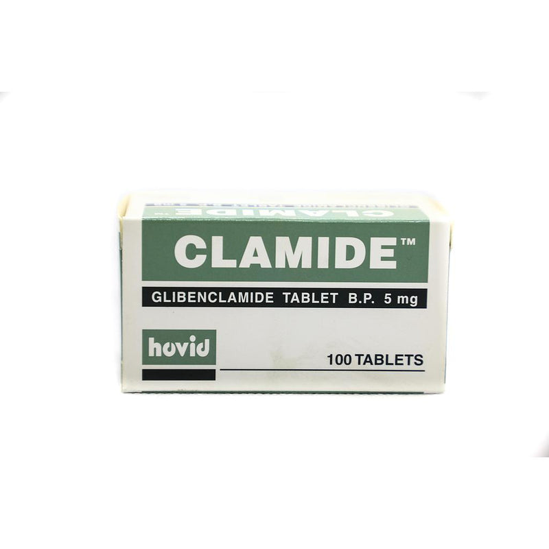 Clamide Gilbenclamide Tablet 5mg AIB Allied Product & PHARMACY Stores LTD