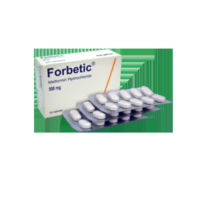 Forbetic 500mg Metformin Control High Blood Sugar AIB Allied Product & PHARMACY Stores LTD