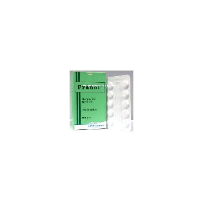 Franol Tablets Used For Asthma and Breathing Difficulties AIB Allied Product & PHARMACY Stores LTD