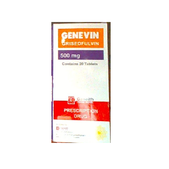 Genevin Griseofulvin Tablet 500mg AIB Allied Product & PHARMACY Stores LTD