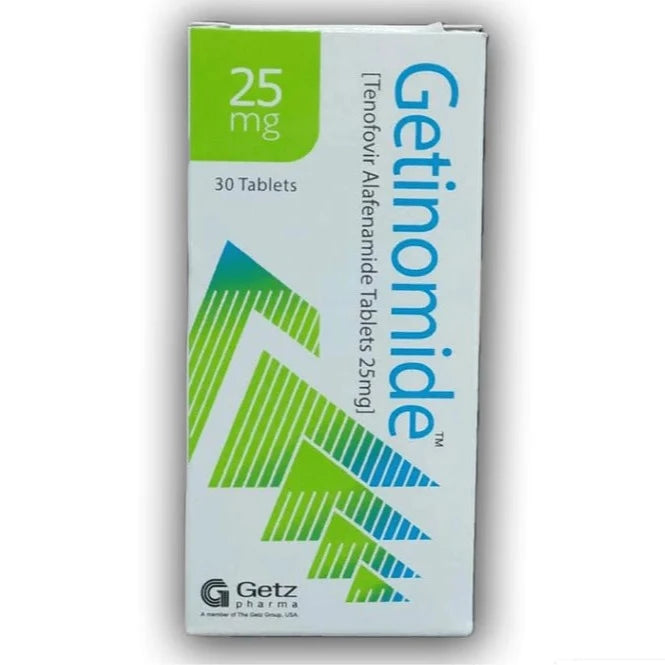 Getinomide Tenoforvir Alafenamide 25mg Tablet