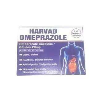 Harvad Omeprazole Capsules Relief from Indigestion AIB Allied Product & PHARMACY Stores LTD