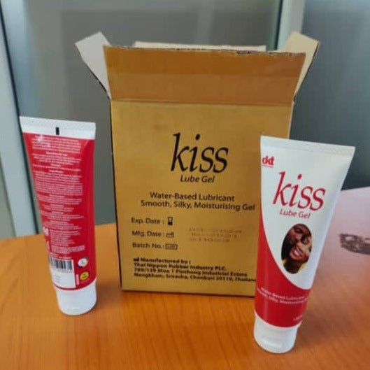 Kiss Lube Gel water based lubricant smooth silky moisturing gel AIB Allied Product & PHARMACY Stores LTD