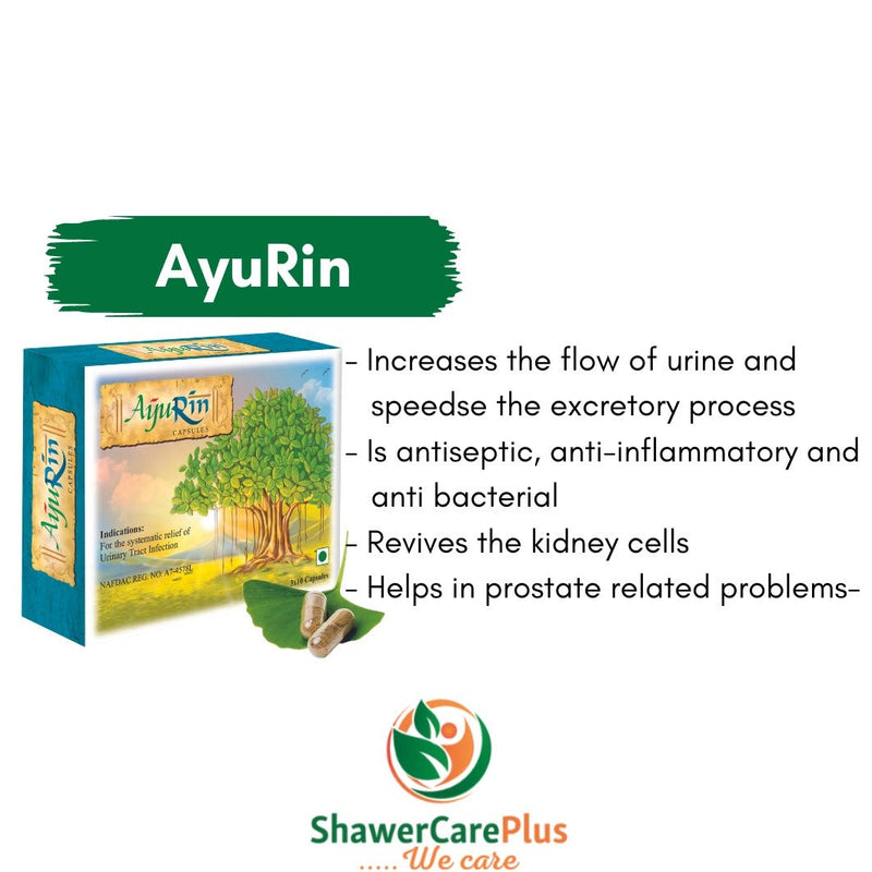 Ayurin Capsules Treat Urinary Tract Infections AIB Allied Product & PHARMACY Stores LTD