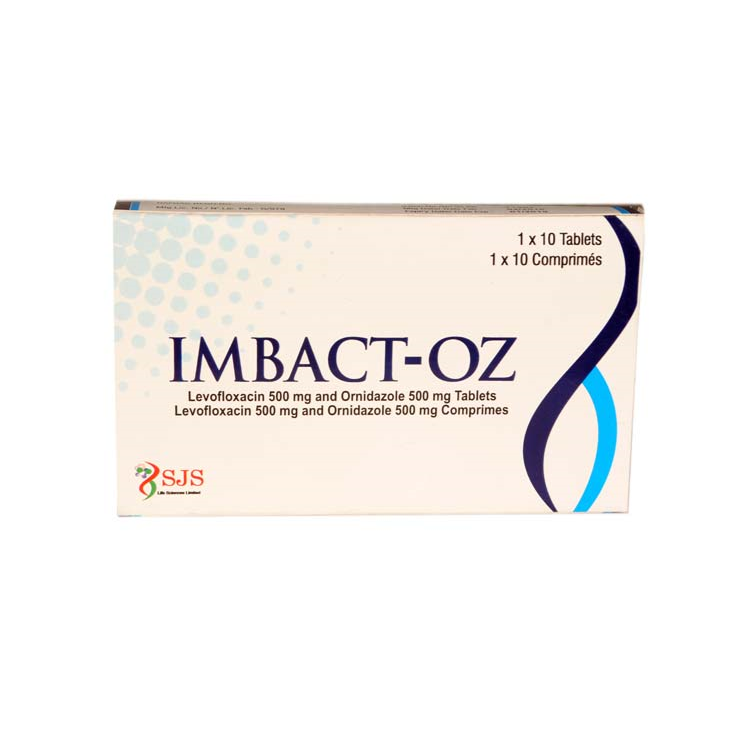 Imbact - OZ levofloxacin and Ornidazole AIB Allied Product & PHARMACY Stores LTD