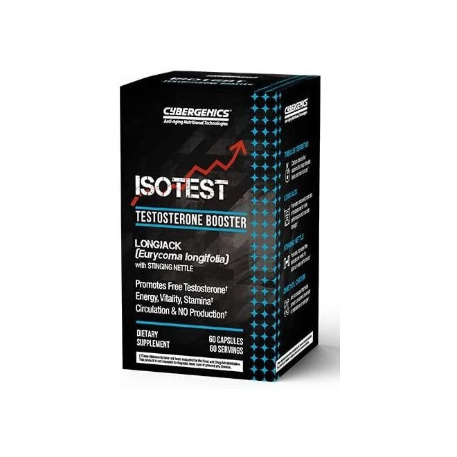 Cybergenics Isotest Testosterone Booster With Stinging Nettle, 60 Capsules