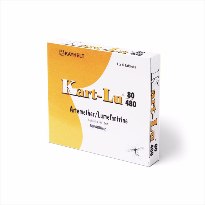 Kartlu Tablet 80/480 Artemether and lumefantrine AIB Allied Product & PHARMACY Stores ltd