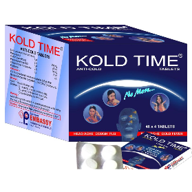 Kold Time Tablet blocked or runny nose sneezing and itchy or watery eyes AIB Allied Product & PHARMACY Stores ltd