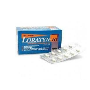 Loratyn 10 For Allergic Rhinitis, Sneezing, Nasal Discharge Skin Itching AIB Allied Product & PHARMACY Stores LTD
