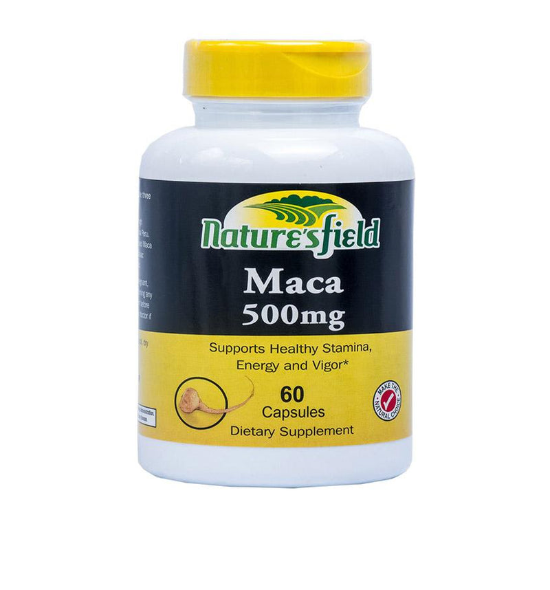Maca 500mg Tablet 60 Support Healthy Stamina Energy and Vigor AIB Allied Product & Pharmacy Stores LTD