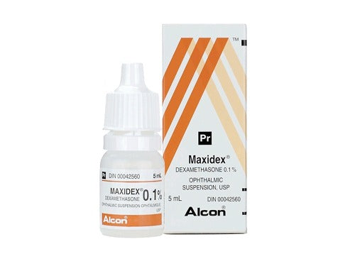 Maxidex Dexamethasone Eye Drops Treat Eye Inflammation AIB Allied Product & PHARMACY Stores LTD