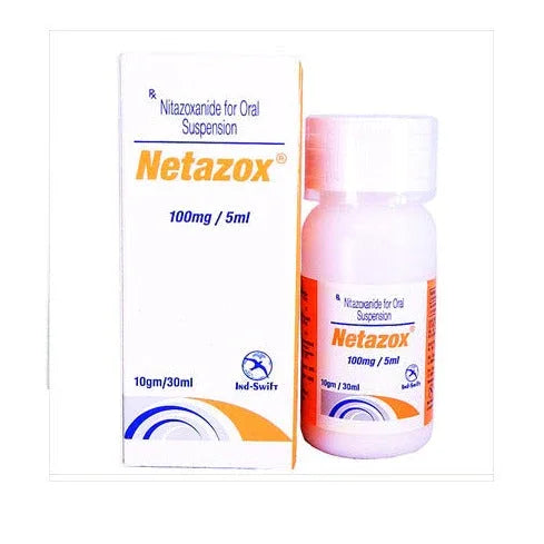 Netazox Netazox Nitazoxanide oral suspension 100mg/5ml