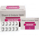 Nidof ofloxacin 200mg and ornidazole 500mg capsules
