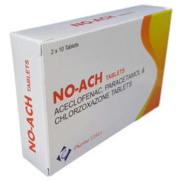 No-Ach 30 Tablets works to relief pain