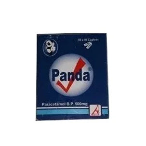Panda 10 caplets Paracetamol 500mg freeshipping - Kanozon.com