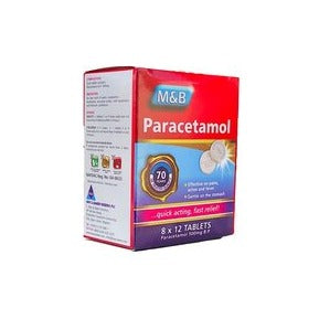M&B Paracetamol 500mg 10 Tablets AIB Allied Product & PHARMACY Stores LTD
