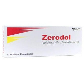 Zerodol Tablet Aceclofenac 100mg Reduce Pain AIB Allied Product & PHARMACY Stores LTD