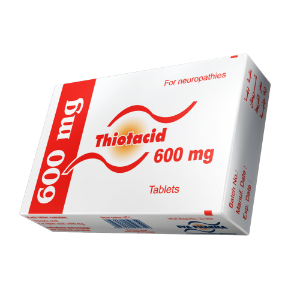Thiotacid 600 mg Alpha Lipoic Acid 20 tablets AIB Allied Product & PHARMACY Stores LTD