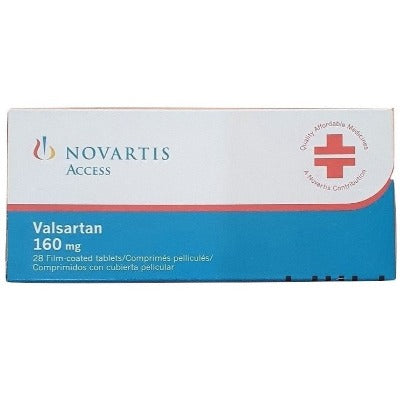 Valsartan 160mg by 28 Tablet treatment of hypertension AIB Allied Product & PHARMACY Stores LTD