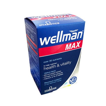Wellman Max 84 Tablets calcium, vitamin D and Omega 3-6-9 AIB Allied Product & PHARMACY Stores LTD