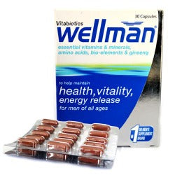 Wellman Vitamins Mineral Supplement original capsules AIB Allied Product & PHARMACY Stores LTD