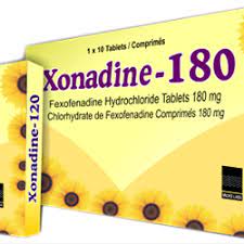 Xonadine Fexofenadine 120mg/180mg Tablet AIB Allied Product & PHARMACY Stores LTD