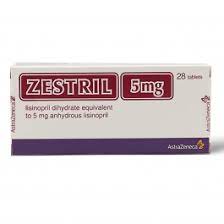 Zestril Lisinopril 5mg 28 Tablets