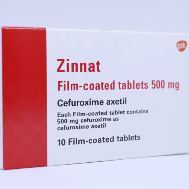 Zinnat Cefuroxime Axetil 500mg Tablet AIB Allied Product & PHARMACY Stores LTD