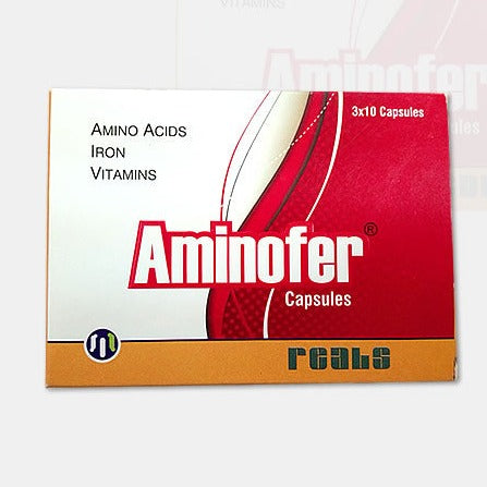 Aminofer Capsules treat anemia AIB Allied Product & PHARMACY Stores LTD