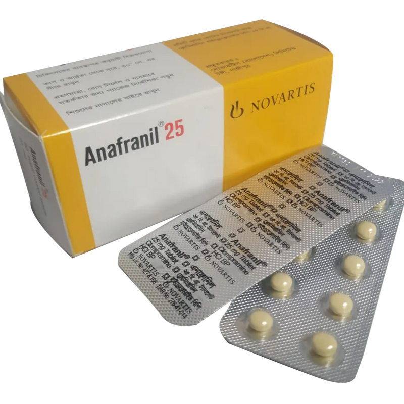 Anafranil clomipramine hydrochloride tablet treat symptoms of recurrent thoughts and feelings AIB Allied Product & PHARMACY Stores ltd