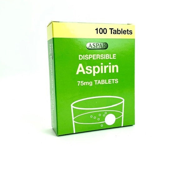 Aspirin Dispersible 75mg AIB Allied Product & PHARMACY Stores LTD