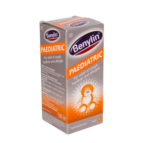 Benelyn Paediatric 100ml Relief of Coughs Hay Fever and Allergies AIB Allied Product & PHARMACY Stores LTD