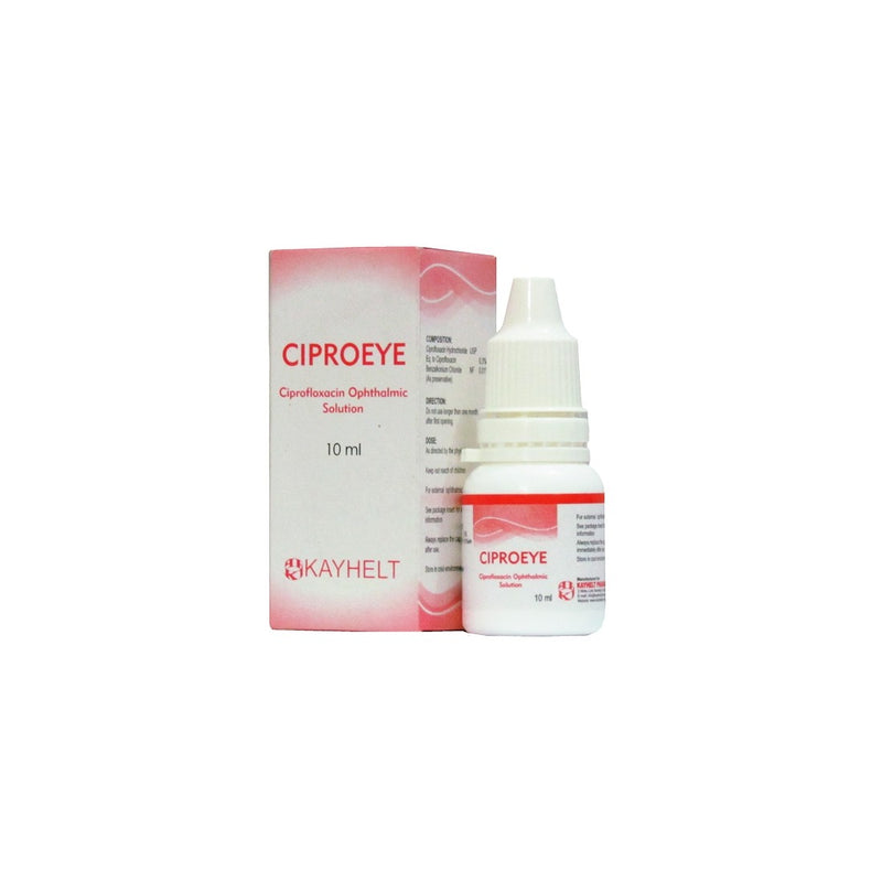 Ciproeye Ciprofloxacin Eye Drops Used to Treat Infection of the Eye AIB Allied Product & PHARMACY Stores LTD