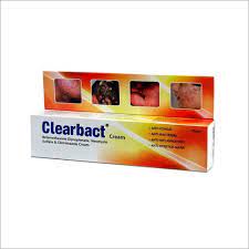 Clearbact Cream Skin Treatment AIB Allied Product & PHARMACY Stores LTD