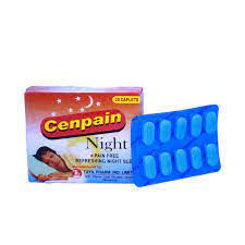 Cenpain night Tablet Pain free refreshing night sleep AIB Allied Product & PHARMACY Stores LTD