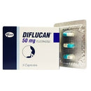 Diflucan 50mg Fluconazole 3 Capsules AIB Allied Product & PHARMACY Stores LTD