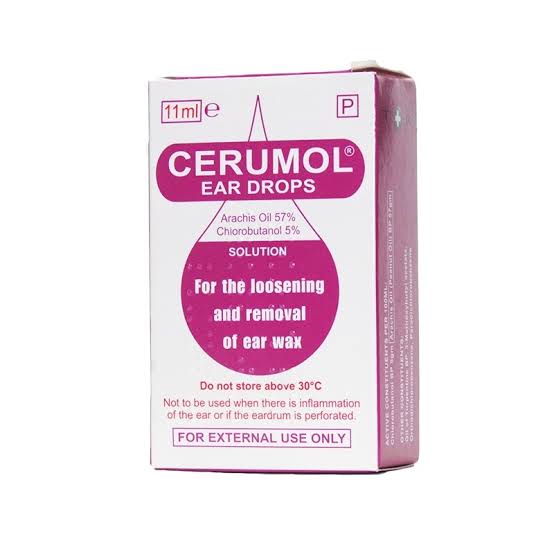 Cerumol Ear drops for loosening & removal of ear wax AIB Allied Product & PHARMACY Stores LTD
