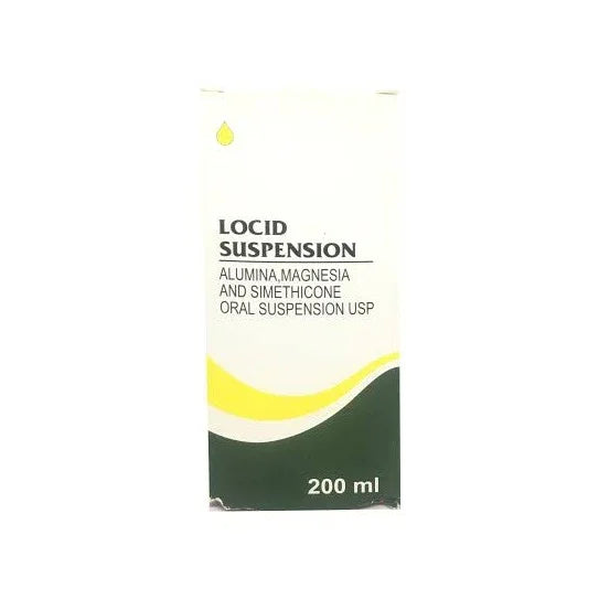 Locid Oral Suspension 200ml used to treat ulcer cases