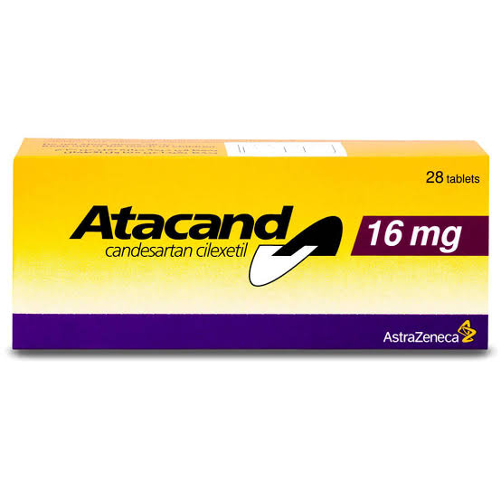 Atacand 16mg AstraZeneca candesartan cilexetil 28 Tablets Sweden AIB Allied Product & PHARMACY Stores LTD