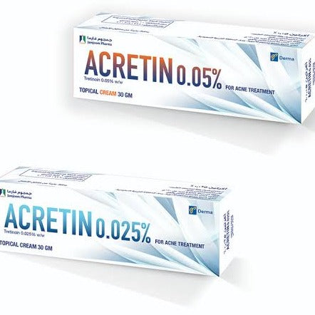 Acretin Cream Tretinoin treat skin disease AIB Allied Product & PHARMACY Stores LTD