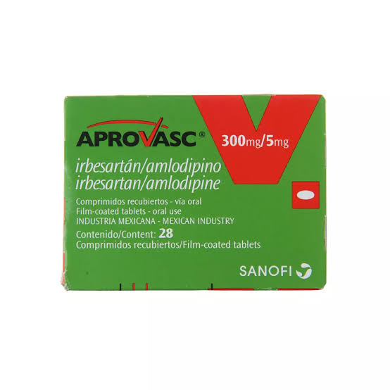 Aprovasc 300mg/5mg treat essential hypertension AIB Allied Product & PHARMACY Stores LTD