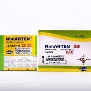 Nimartem QS 80/480 Arthemether Lumefantrine Tablets AIB Allied Product & PHARMACY Stores LTD