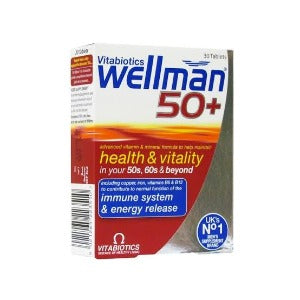 Wellman 50+ Health and Vitality in your 50s 60s and beyond AIB Allied Product & PHARMACY Stores LTD